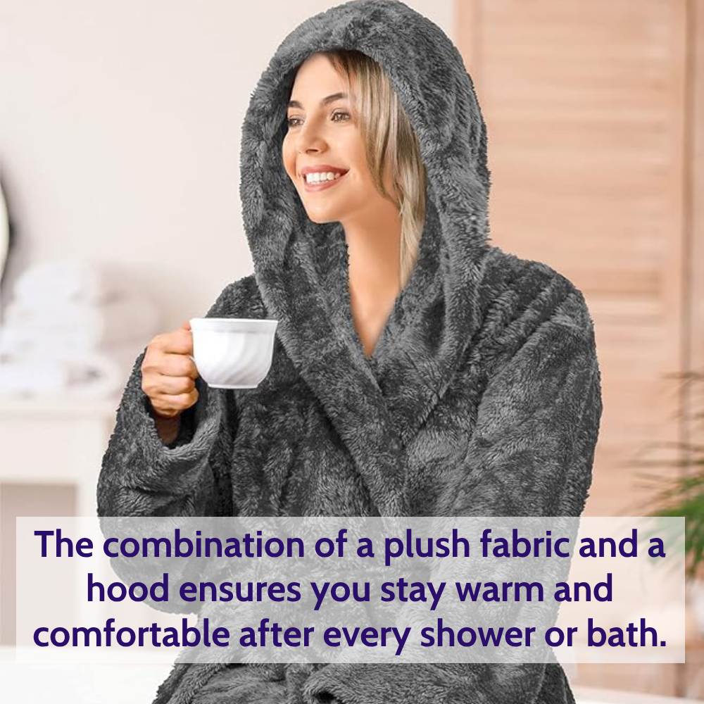 Hooded Shower Robe