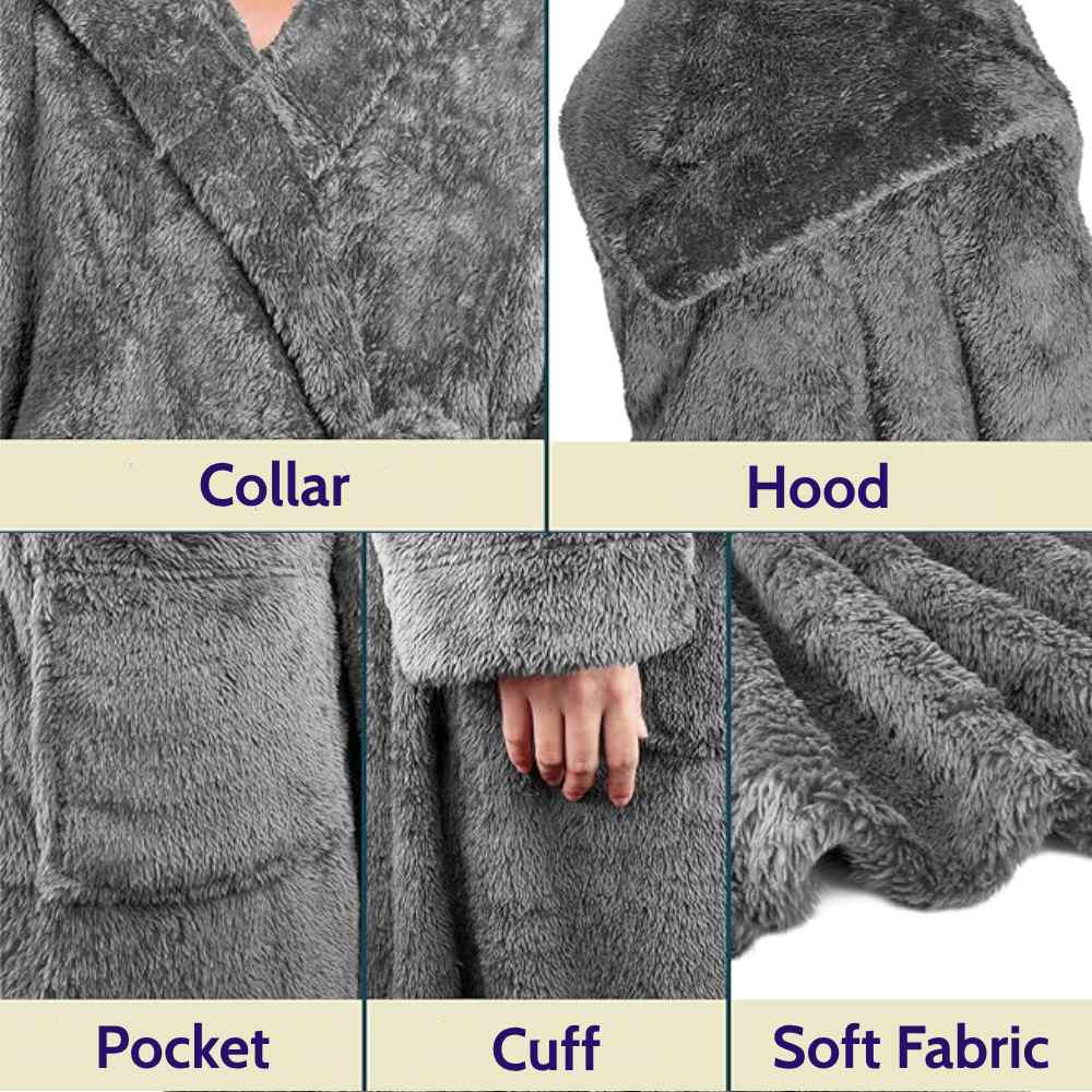 Hooded Shower Robe